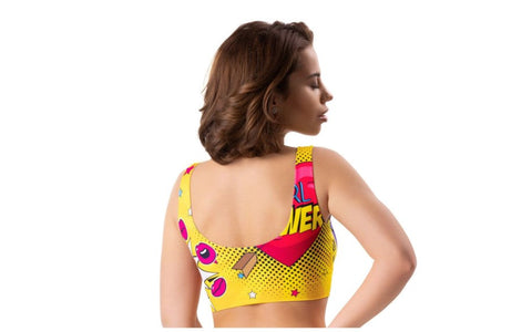 Mememe Lingerie Comics Insta Sexy Womens Crop Top with Seamless Construction - Bras and Bra Sets
