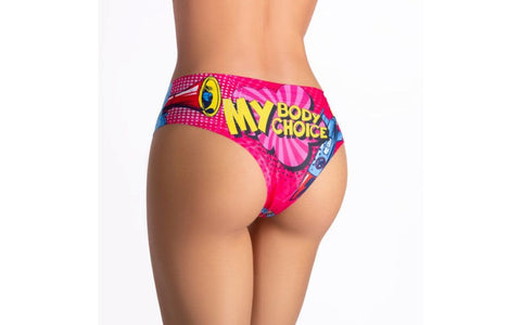Mememe Lingerie Comics Relax Girl Slip Womens Lingerie Seamless Comfort - G-Strings, Panties and Shorts
