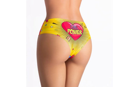 Mememe Lingerie Comics Strong Girl Slip Womens Sexy Panties Premium Intimacy - G-Strings, Panties and Shorts