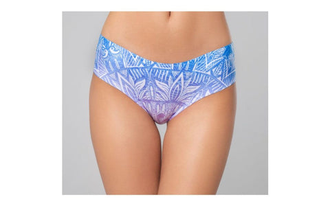 Mememe Lingerie Mandala Origin Womens Thong Seamless Comfort Design - G-Strings, Panties and Shorts