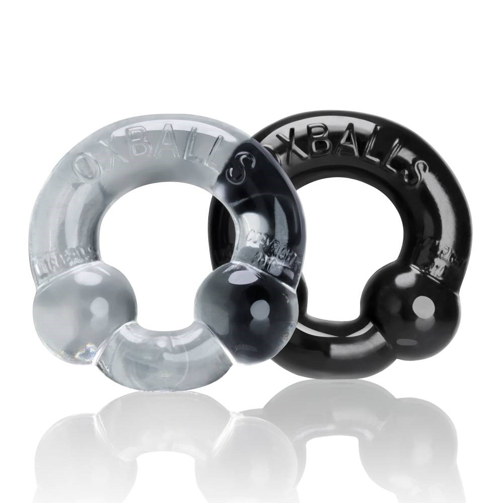 OxBalls Ultraballs 2 Pack Mens Stretchy Cock Rings Enhanced Blood Flow - Stretchy Cock Rings