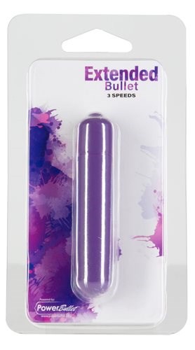 BMS Factory Power Bullet Extended 9 cm 3 Speed Vibrating Bullet Massager - - Bullet Vibrators