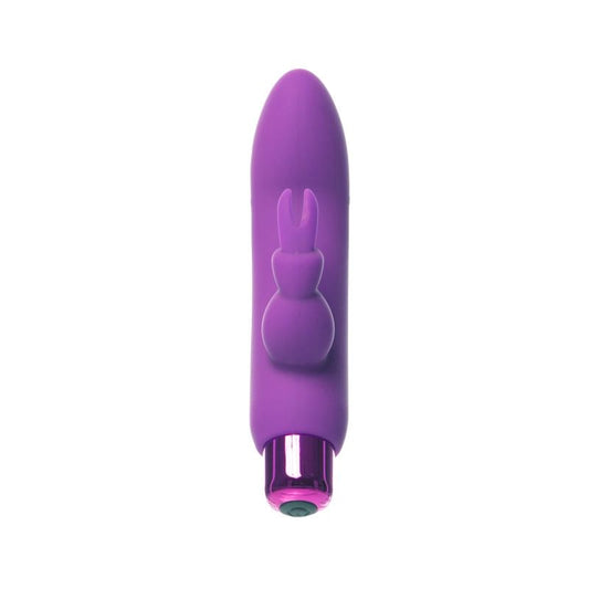 BMS Factory PowerBullet Alices Bunny Rechargeable Bullet Vibrator with Rabbit Sleeve - - Bullet Vibrators