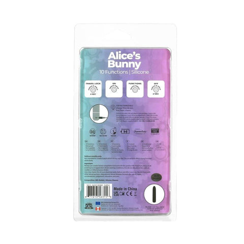 BMS Factory PowerBullet Alices Bunny Rechargeable Bullet Vibrator with Rabbit Sleeve - Bullet Vibrators