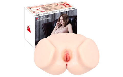 Kokos Vanilla Onahole Edn 4 Dual Layer Pussy & Ass Stroker Realistic - Masturbators and Strokers
