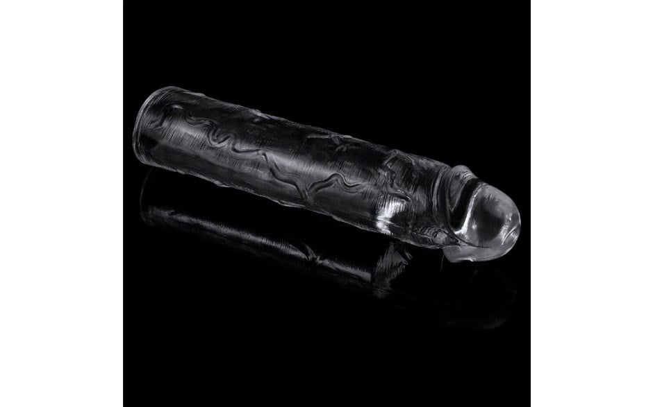 Lovetoy Clear Penis Extender Sleeve Plus 2 Inch for Enhanced Penetration - - Penis Sleeves and Extenders