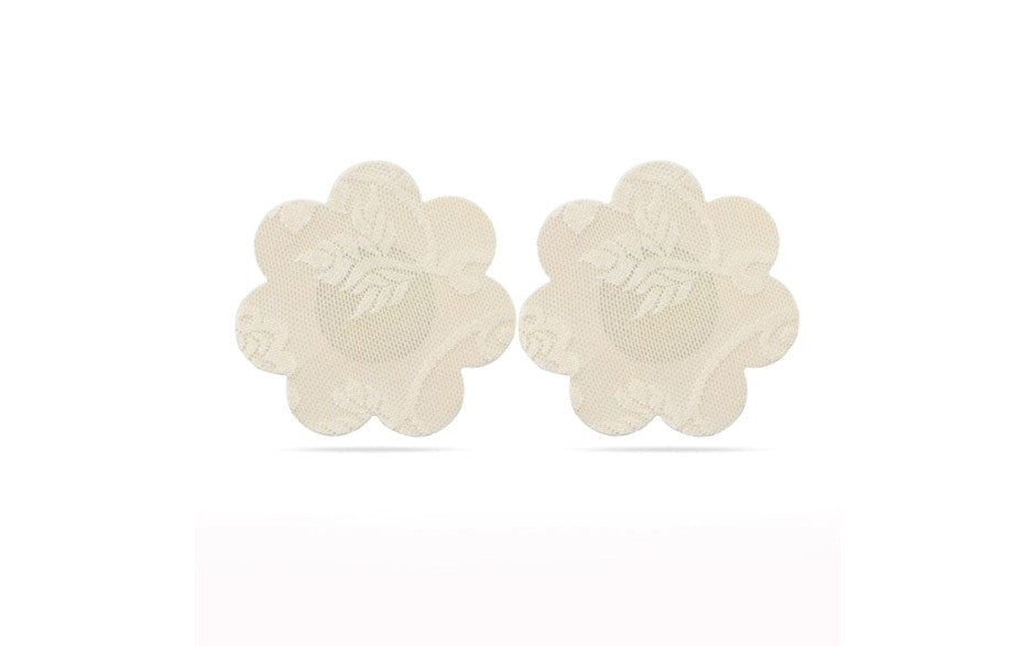 Lovetoy Lace Heart and Flower Womens Nipple Pasties Twin Pack with Lace Design - Breast and Nipple Toys