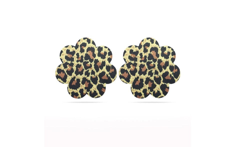 Lovetoy Leopard Sexy Nipple Pasties For Womens Twin Pack with Satin Design - Breast and Nipple Toys