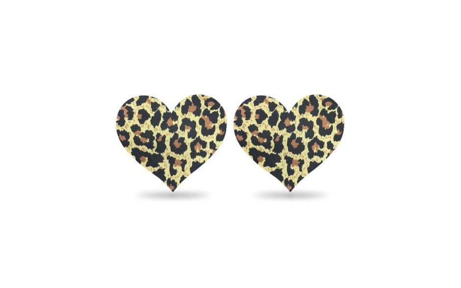 Lovetoy Leopard Sexy Nipple Pasties For Womens Twin Pack with Satin Design - Breast and Nipple Toys