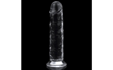 Lovetoy Super Realistic Clear Dildo 7 Inch with Suction Cup Base - Realistic Dildos