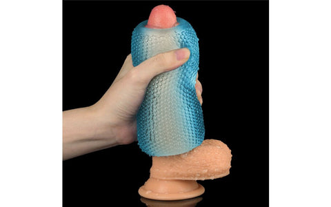 Lovetoy Training Master Double Ended Real Feel Male Stroker with Dual Entry - Masturbators and Strokers
