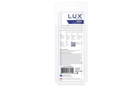 BMS Factory LUX Active Tether Fully Adjustable Cock Tie Premium Control - Cock Rings