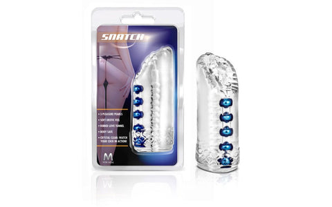 Blush Novelties M for Men Snatch Soft & Realistic Male Masturbator Clear - Masturbators and Strokers