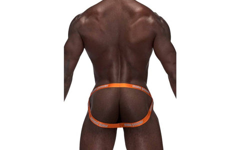 Male Power Casanova Uplift Male Jock Grey L/XL with Boosting Support Pouch - Jocks and G-Strings
