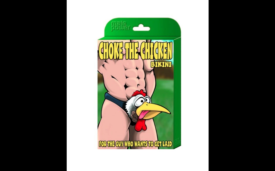 Male Power Choke the Chicken Novelty Underwear with Humorous Graphics - Party Gifts and Novelties