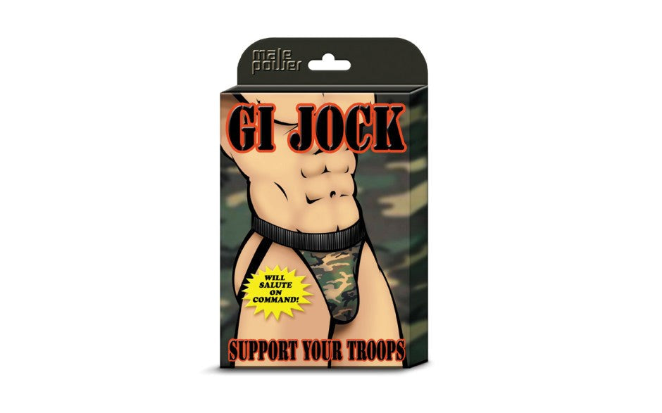 Male Power GI Jock Novelty Underwear with Military Camouflage Pattern - Party Gifts and Novelties