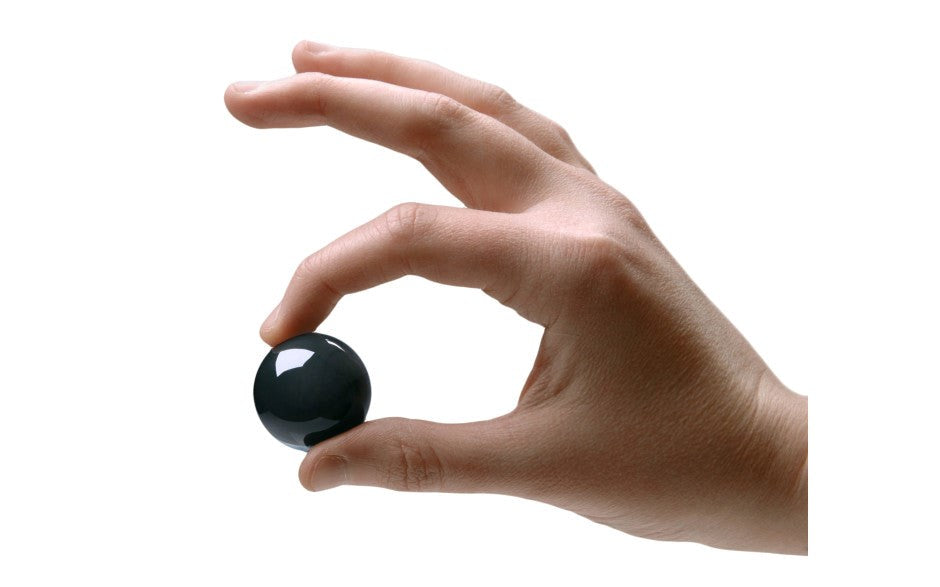 XR Brands Master Series Jaded Glass Ben Wa Balls 30mm Premium Borosilicate - - Love Eggs and Kegel Exercisers