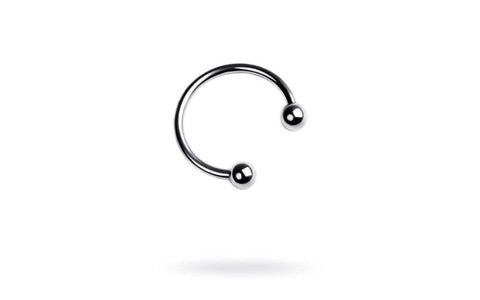 ToyFa Metal Silver Metal Penis Erection Ring 3cm Adjustable Design - Cock Rings