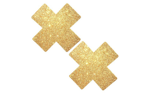 Neva Nude Golden Fairy Dust X Factor Womens Nipple Pasties Waterproof - Fancy Dress Ups