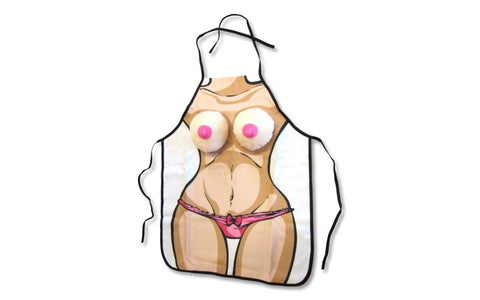 Ozze Creations Novelty BBQ Boobie Shaped Apron for Adult Entertainment - Party Gifts and Novelties