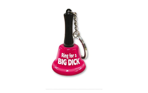 Ozze Creations Novelty Ring For A Big Dick Mini Bell Key Chain Premium Metal - Party Gifts and Novelties