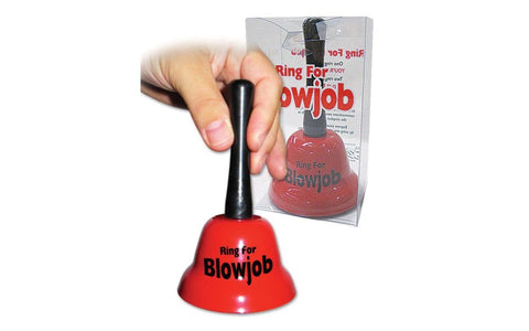 Ozze Creations Novelty Ring for Blowjob Flashy Red Hand Bell - Party Gifts and Novelties