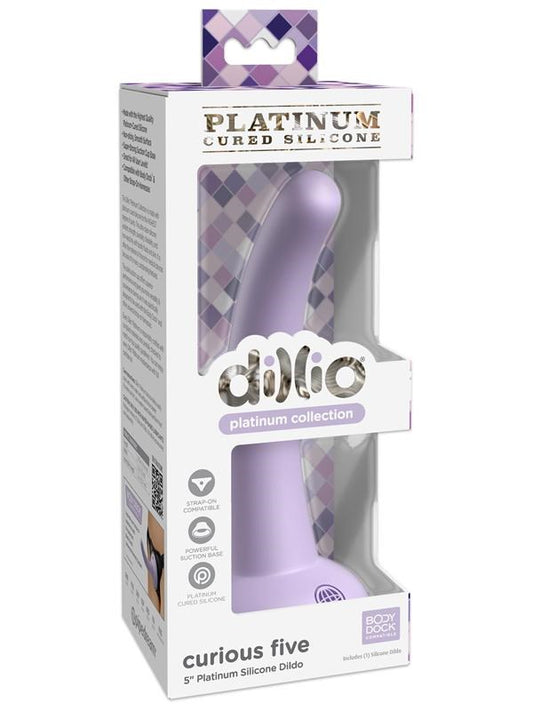 Pipedream Products Dillio Platinum Curious Five Silicone Dildo - - Realistic Dildos