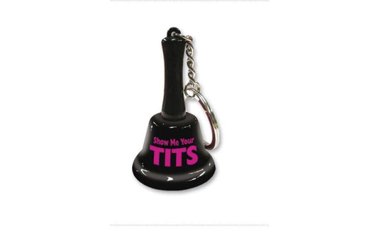 Ozze Creations Novelty Show Me Your Tits Mini Bell Key Chain Humor Accessory - - Party Gifts and Novelties