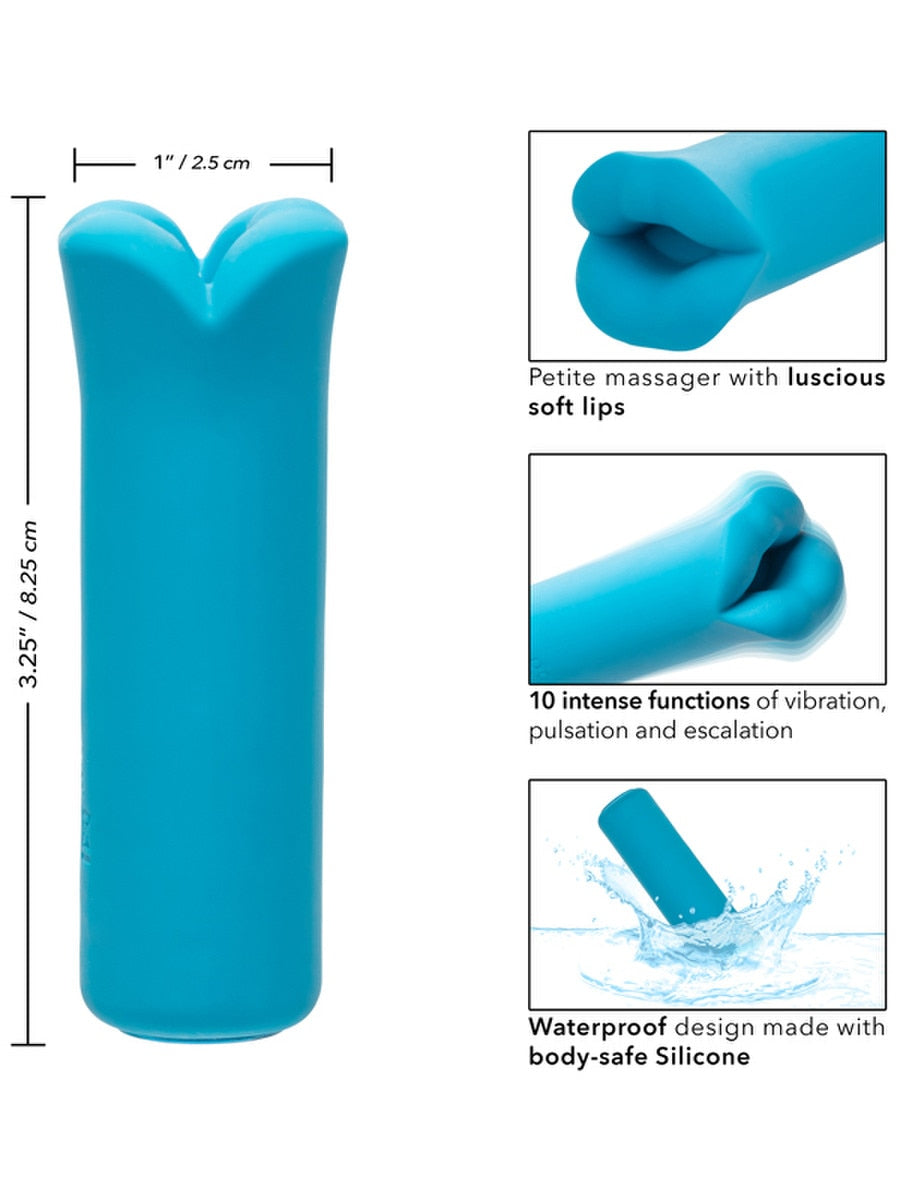 California Exotics Kyst Lips External Clitoral Massager - Clit Ticklers and Pulsators