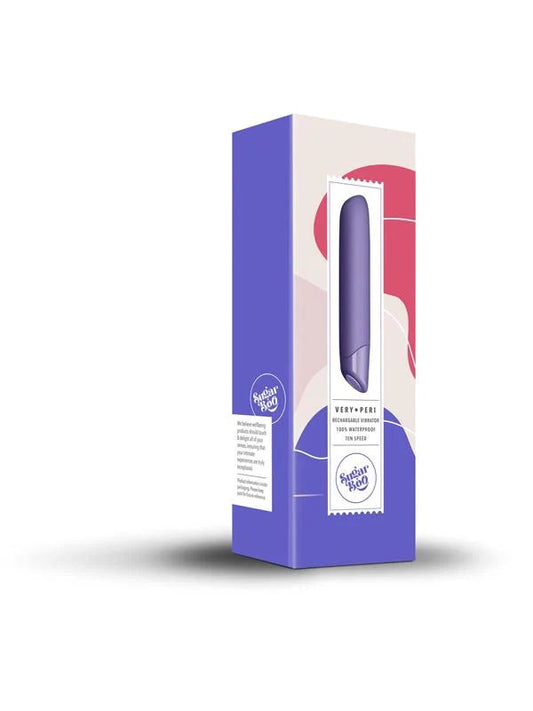 Rocks Off SugarBoo Very Peri Rechargeable Waterproof 10 Speed Vibrator - - Bullet Vibrators