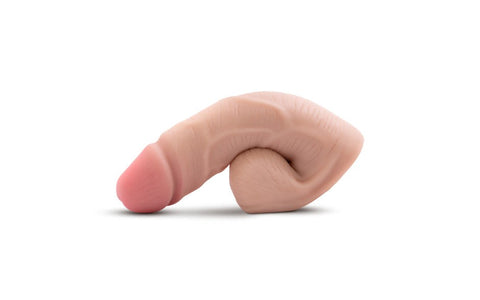 Blush Novelties Performance Packer Vanilla Realistic Dildo 5 Inch TPE Design - Realistic Dildos
