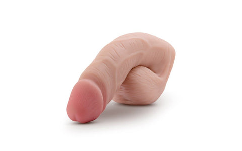 Blush Novelties Performance Packer Vanilla Realistic Dildo 5 Inch TPE Design - Realistic Dildos