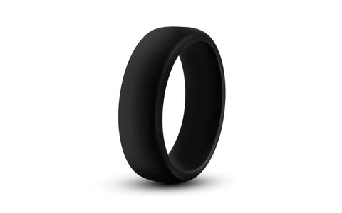 Blush Novelties Performance Silicone Go Pro Mens Cock Ring Black Premium Design - Stretchy Cock Rings