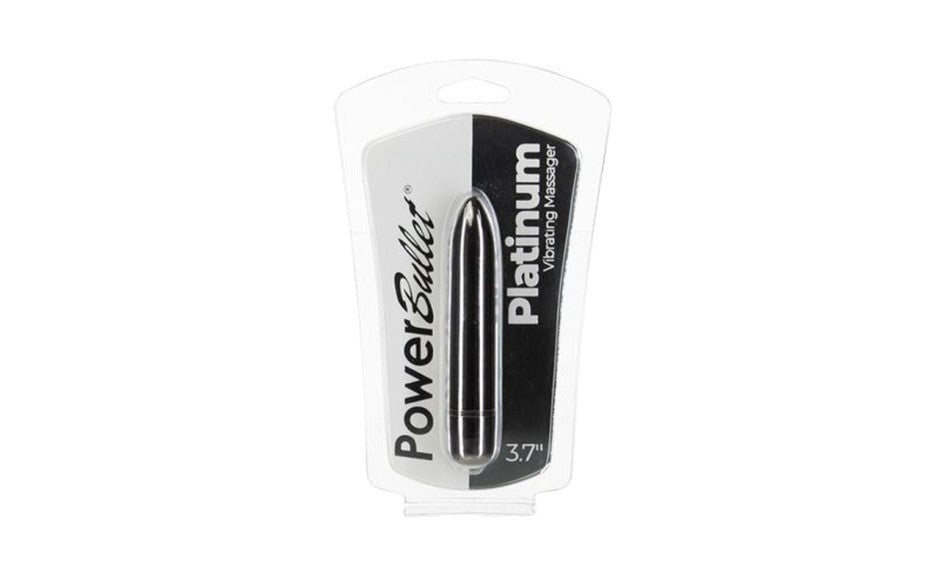 BMS Factory PowerBullet Platinum Bullet Vibrator 9 cm with Speed Control - - Bullet Vibrators