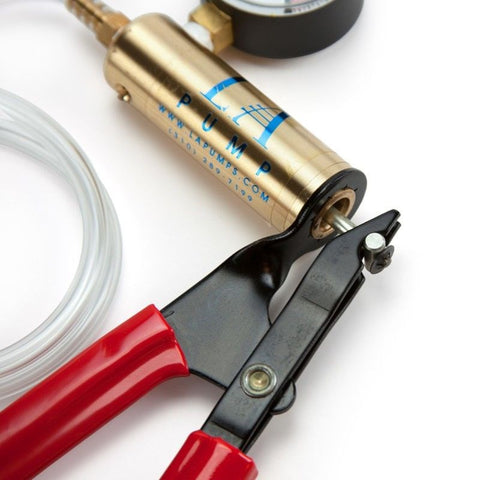 LA Pumps Vacuum Hand Pump With PSI Meter for Penis Enhancement - Penis Pumps And Stretchers