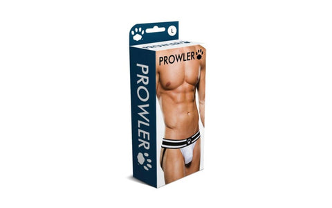 Prowler Sexy Mens Jock White and Black Athletic Support Design - Jocks and G-Strings