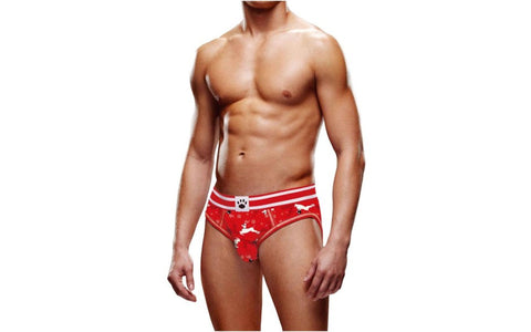 Prowler Reindeer Open Back Brief Mens Underwear Holiday Fetish Lingerie - Mens Briefs And Boxers