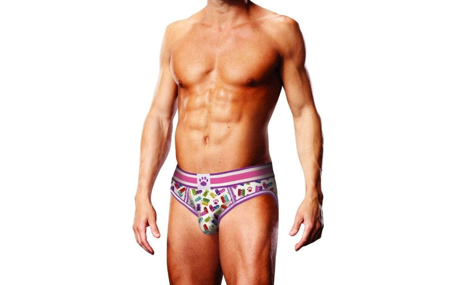 Prowler Gummy Bears Open Back Sexy Mens Brief with Playful Design - - Mens Briefs And Boxers