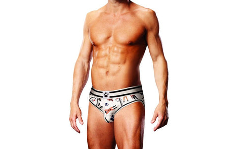 Prowler Leather Pride Open Elastic Waistband Mens Brief with Open Back Design - Mens Briefs And Boxers
