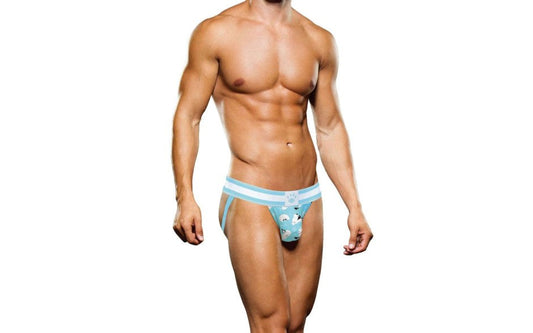 Prowler Winter Animals Mens Jock Strap Blue White Seasonal Support - - Jocks and G-Strings