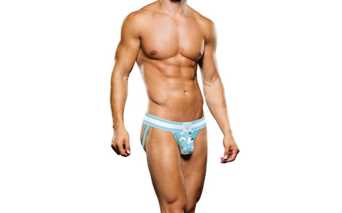 Prowler Winter Animals Mens Jock Strap Blue White Seasonal Support - Jocks and G-Strings