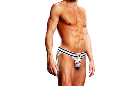 Prowler Leather Pride Sexy Male Jock with Bold Dom Daddy Illustrations - - Jocks and G-Strings