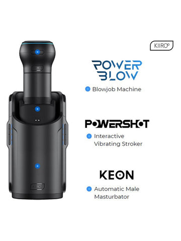 KIIROO Powershot Compact Rechargeable Stroker - Masturbators and Strokers