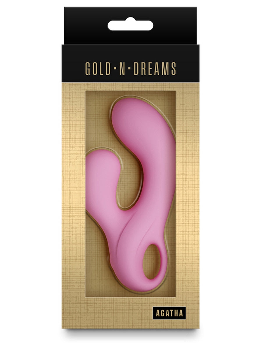 NS Novelties Gold-n-Dreams Agatha Dual Action Rabbit Vibrator - Rabbit Vibrators