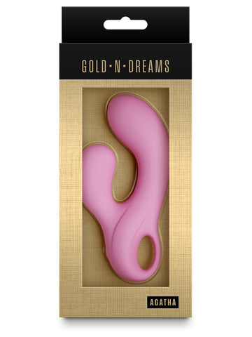 NS Novelties Gold-n-Dreams Agatha Dual Action Rabbit Vibrator - Rabbit Vibrators