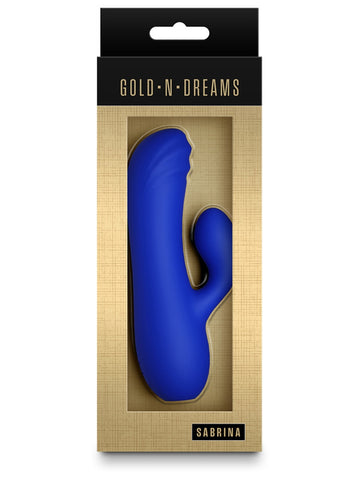 NS Novelties Gold-n-Dreams Sabrina Rabbit Massage Vibrator - Rabbit Vibrators