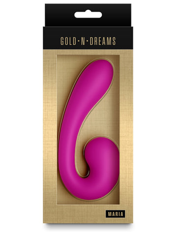 NS Novelties Gold-n-Dreams Maria Flexible Curve Vibrator - G-Spot Vibrators