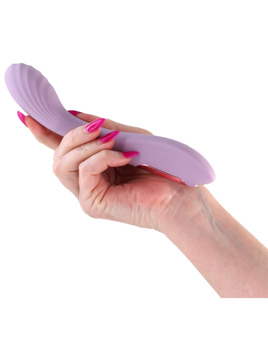 NS Novelties Gold-n-Dreams Pearl Curved G-Spot Massager - G-Spot Vibrators