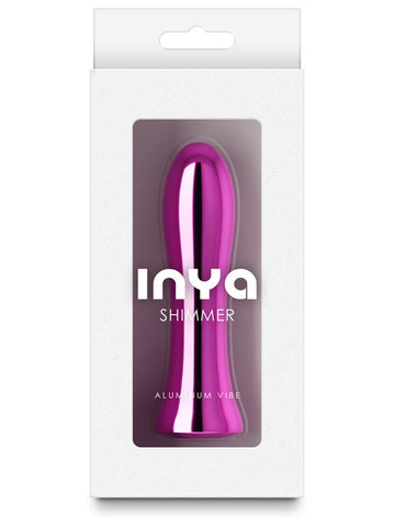 NS Novelties INYA Shimmer Metallic Bullet Vibrator - Bullet Vibrators