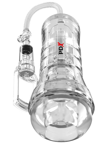 PDX Elite ViewTube Vac XXL EZ-Grip Pump Stroker - Masturbators and Strokers